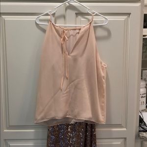 Revelry Large Chiffon tie blouse & sequined maxi